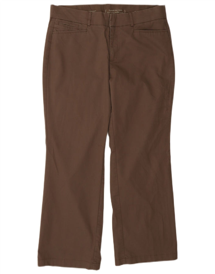 DOCKERS Lige fritidsbukser til kvinder US 12 Large W32 L28 Brun