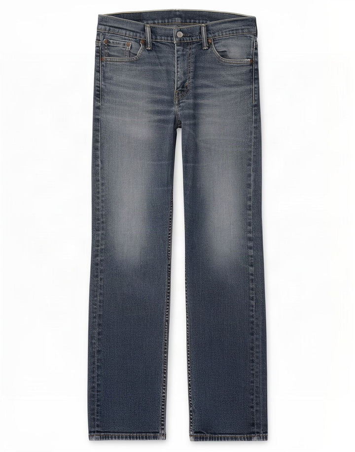 Levi's Herre 504 Straight Jeans W30 L32 Blå Bomuld
