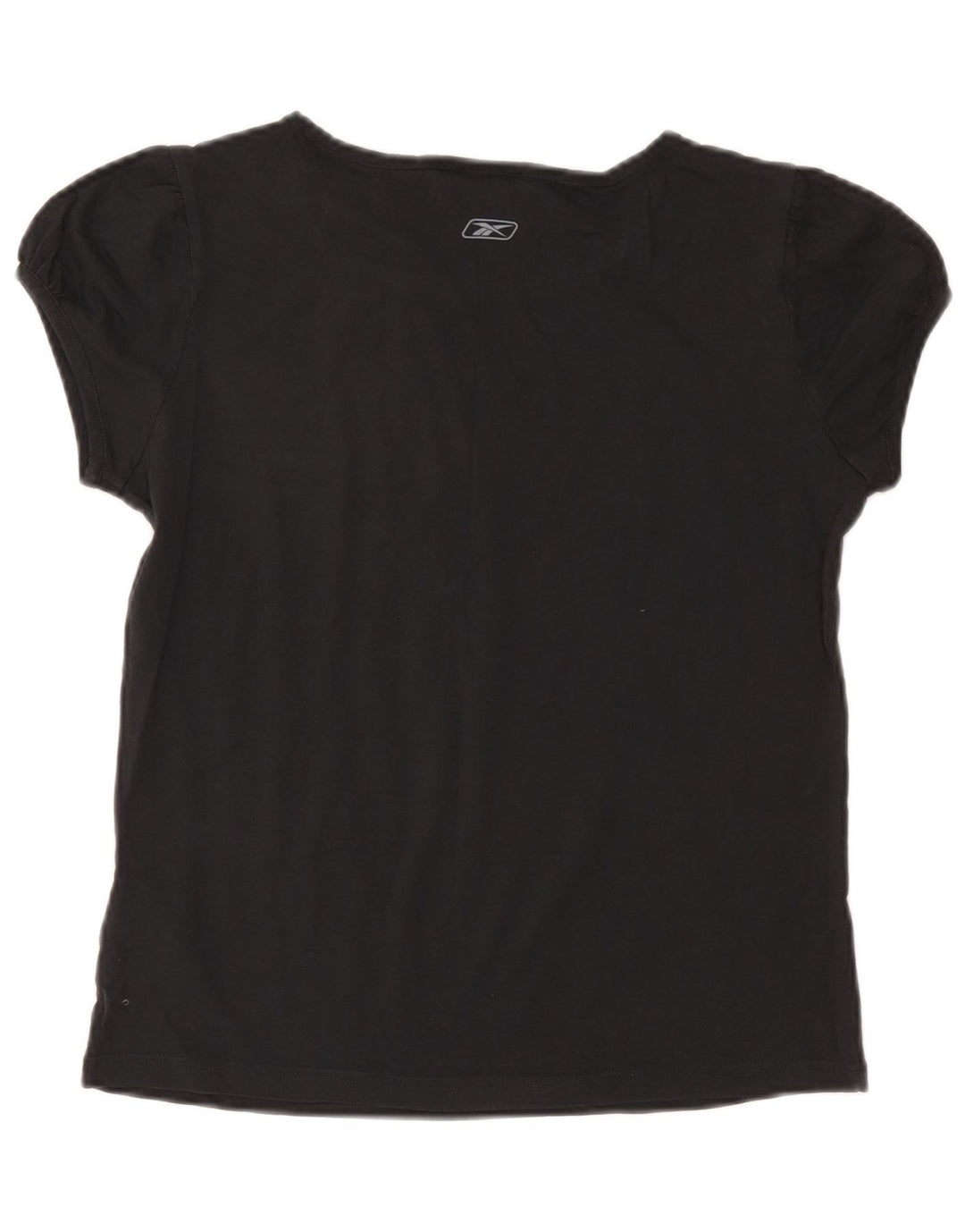 Reebok Dame T-Shirt Top UK 14 Stor Grå Bomuld