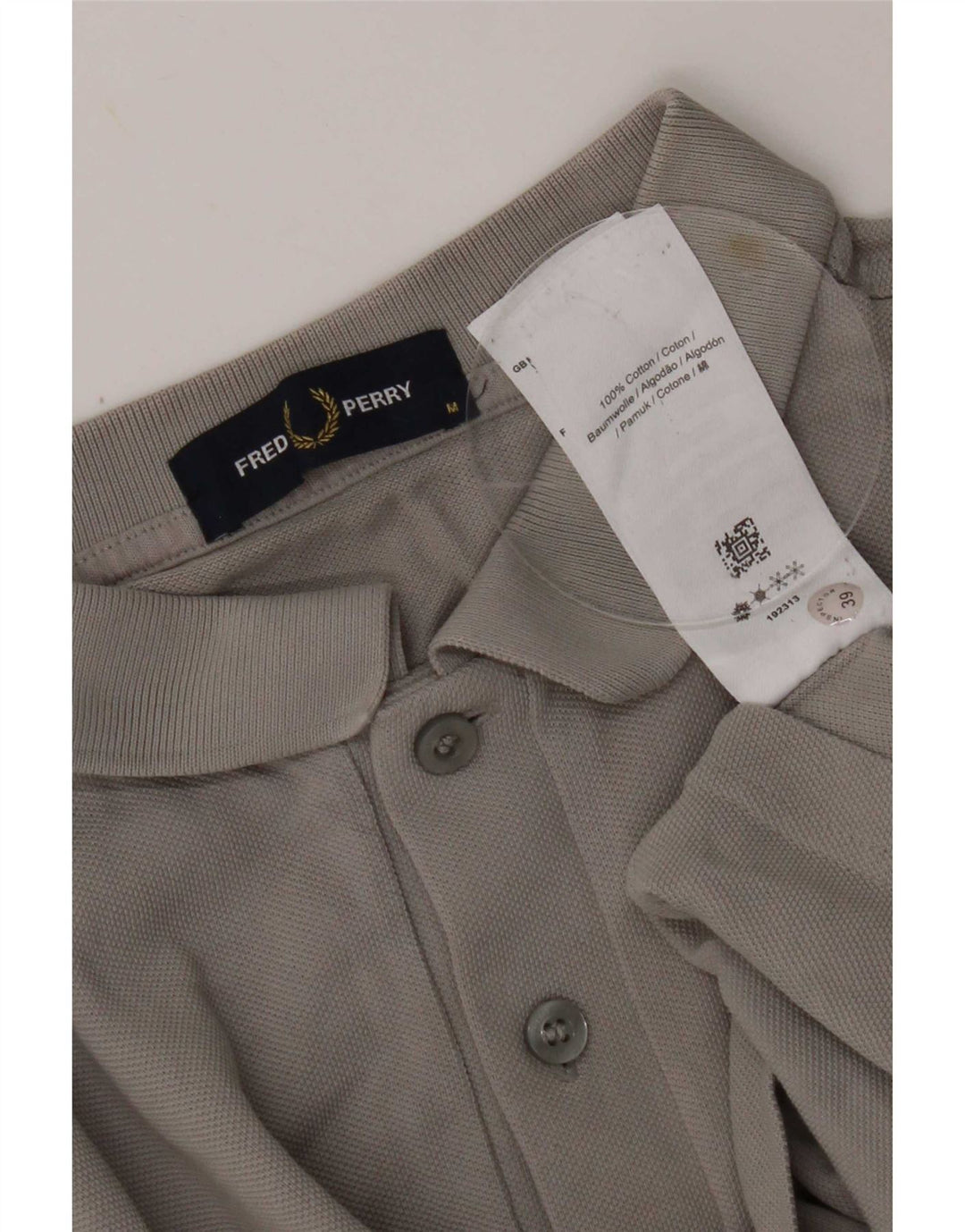 Fred Perry herre poloshirt mellemgrå bomuld