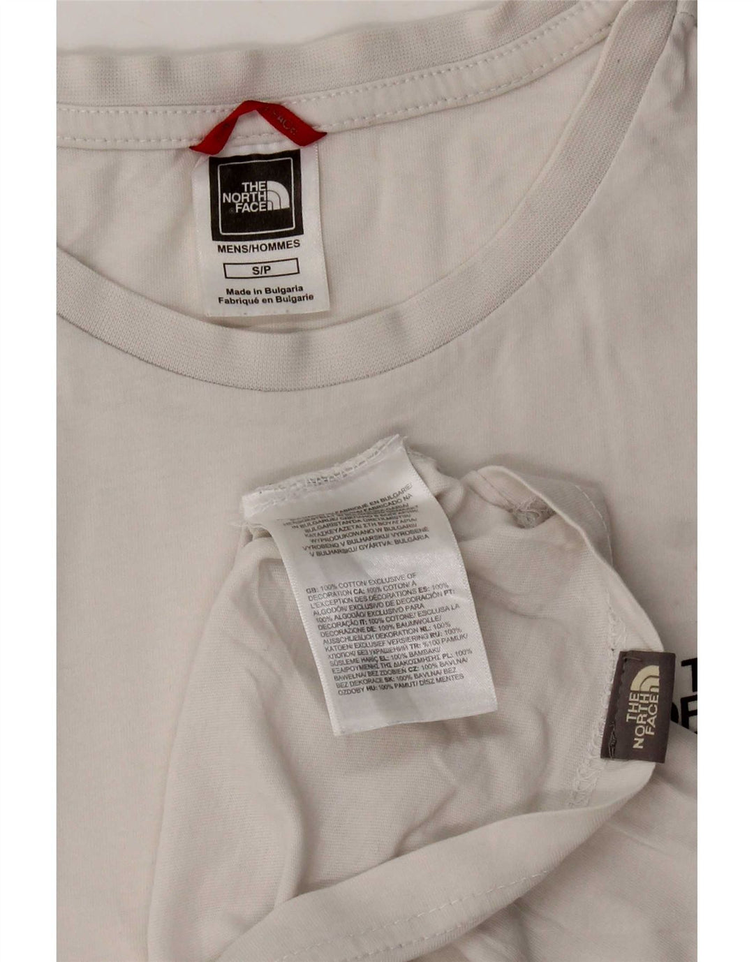 The North Face Herre T-Shirt Top Lille Hvid Bomuld