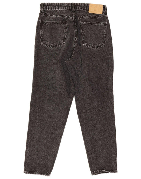 Zara Womens Tapered Jeans EU 40 Medium W30 L27 Sort Bomuld