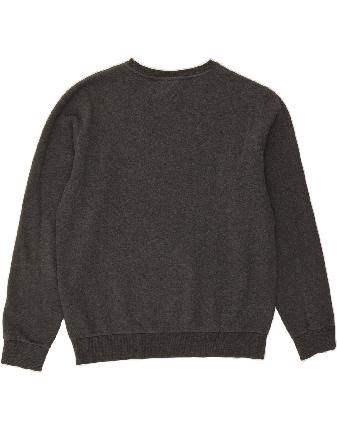 ELLESSE Womens Oversized Graphic Sweatshirt Jumper UK 10 Small Grey Cotton Vintage Ellesse and Second-Hand Ellesse from Messina Hembry 