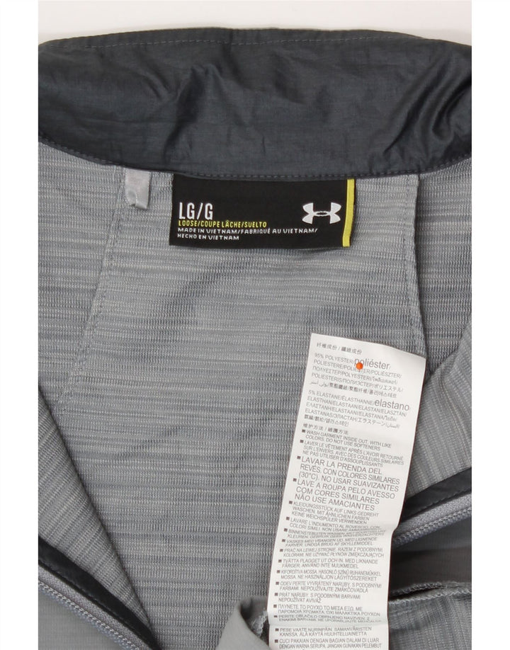 Under Armour Herre Loose Fit træningsdragt Top jakke Stor grå polyester