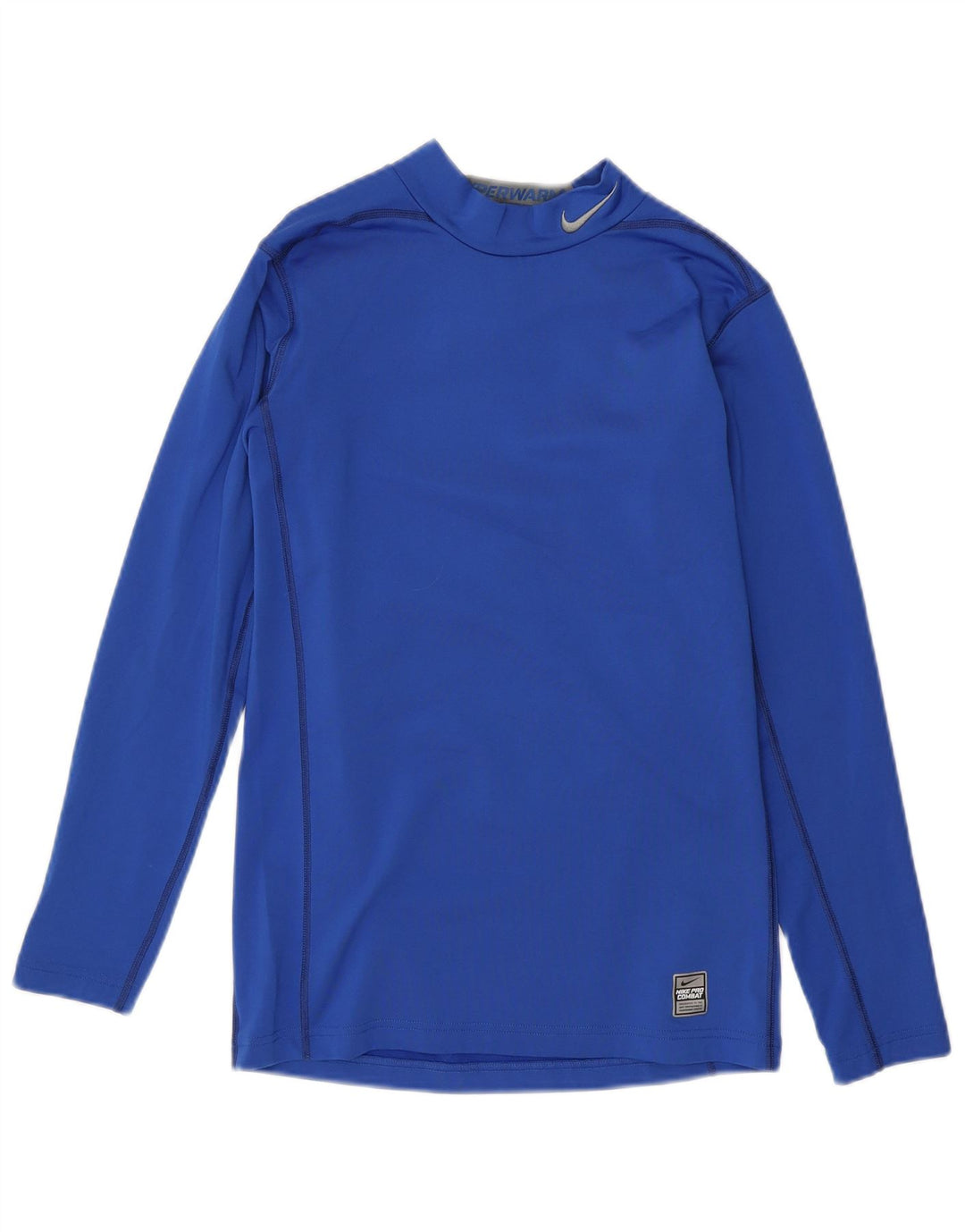 Nike Herre Dri Fit Top Langærmet Medium Blue Polyester