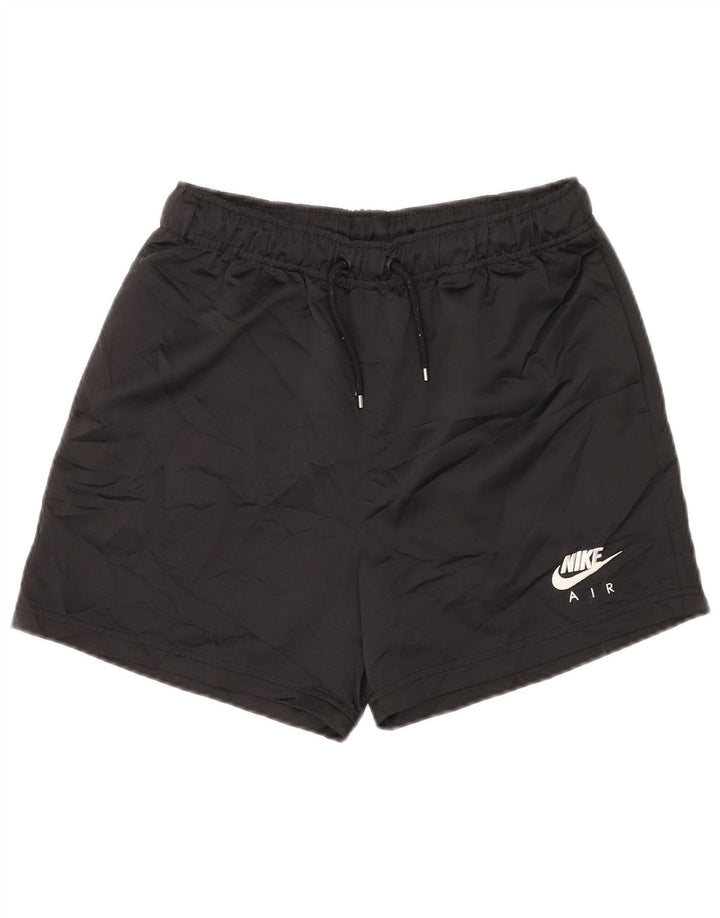 Nike Herre grafiske sportsshorts Små sorte polyestersports