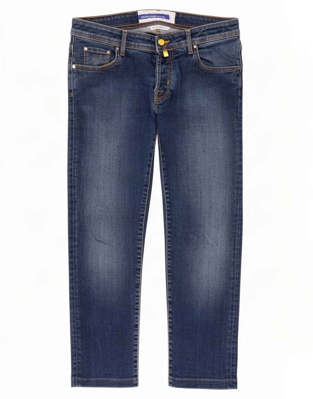 Jacob Cohen Herre Cropped Jeans W34 L25 Blå Bomuld