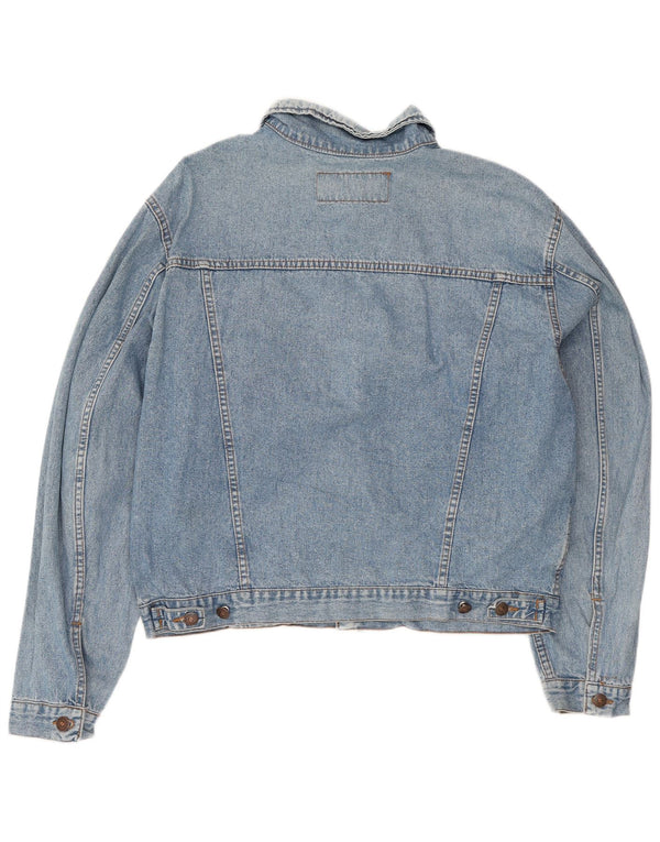 Invicta Herre denimjakke UK 40 Large Blue Cotton