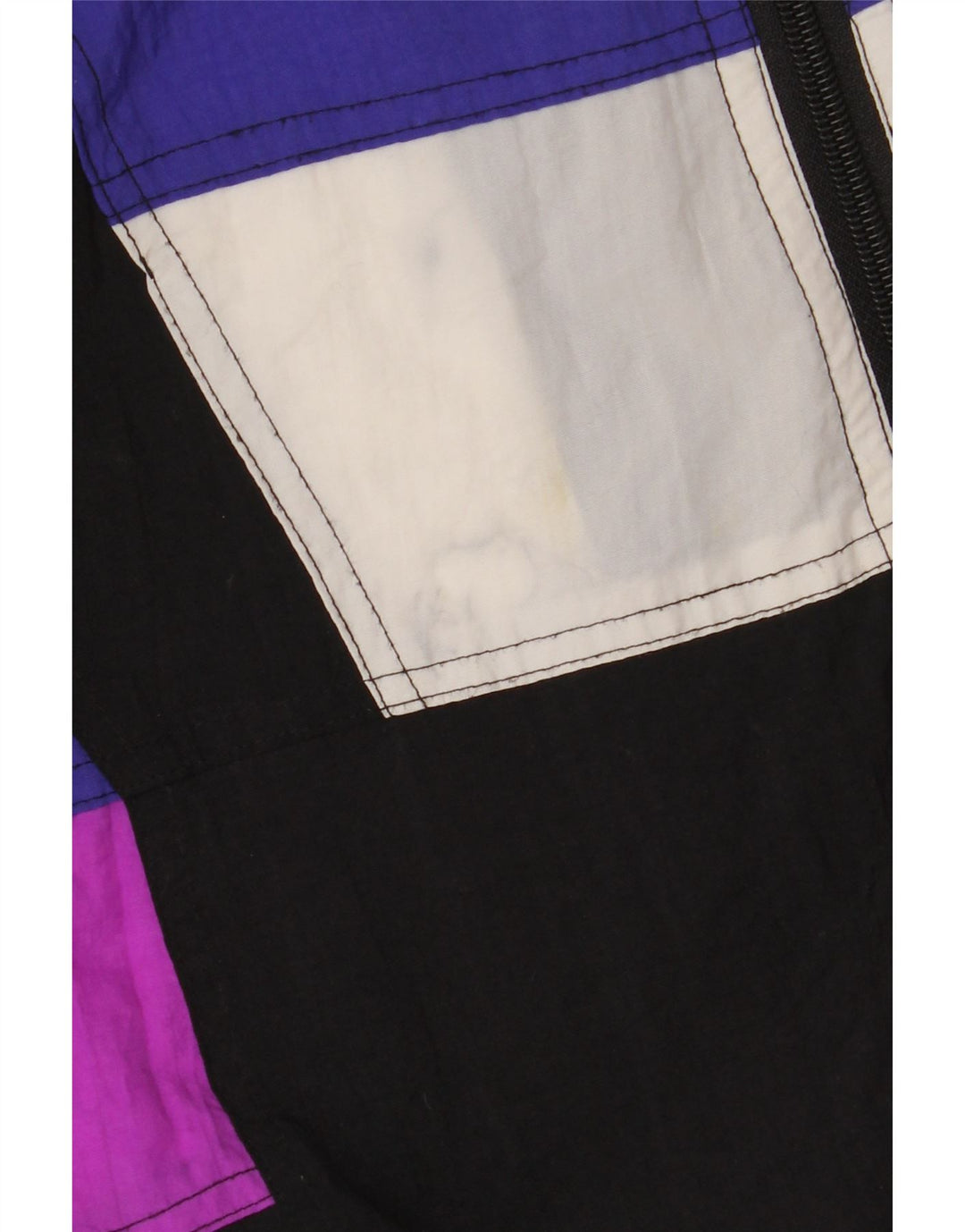 Shamp Herre træningsdragt Topjakke Stor Sort Colourblock Polyamid