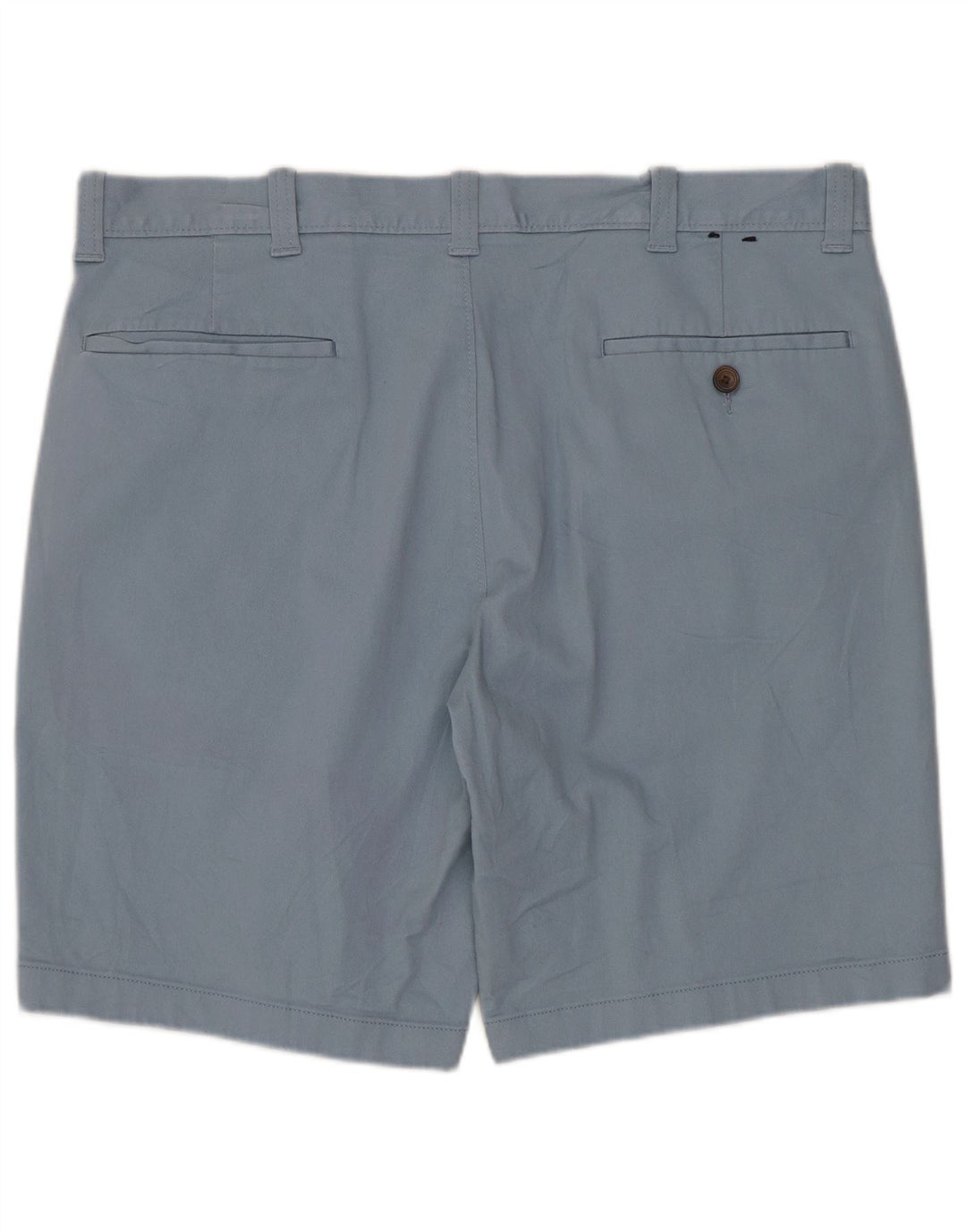 J. CREW Chino-shorts til mænd W34 store blå bomuld