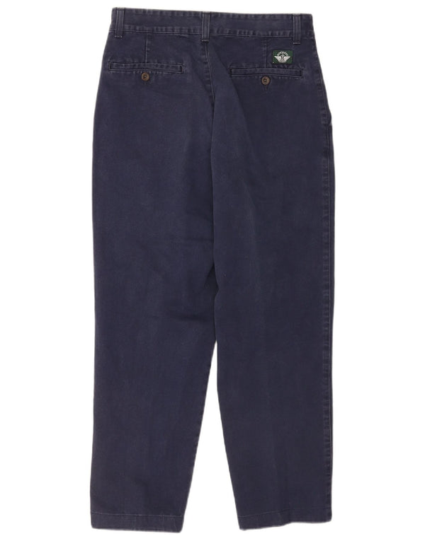 Dockers Mens Tapered Chino Trousers IT 48 Medium W30 L27 Navy Blue Cotton