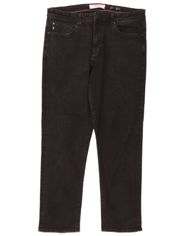 U.S. Polo Assn. Herre Classic Fit Straight Jeans W36 L31 Grå Bomuld