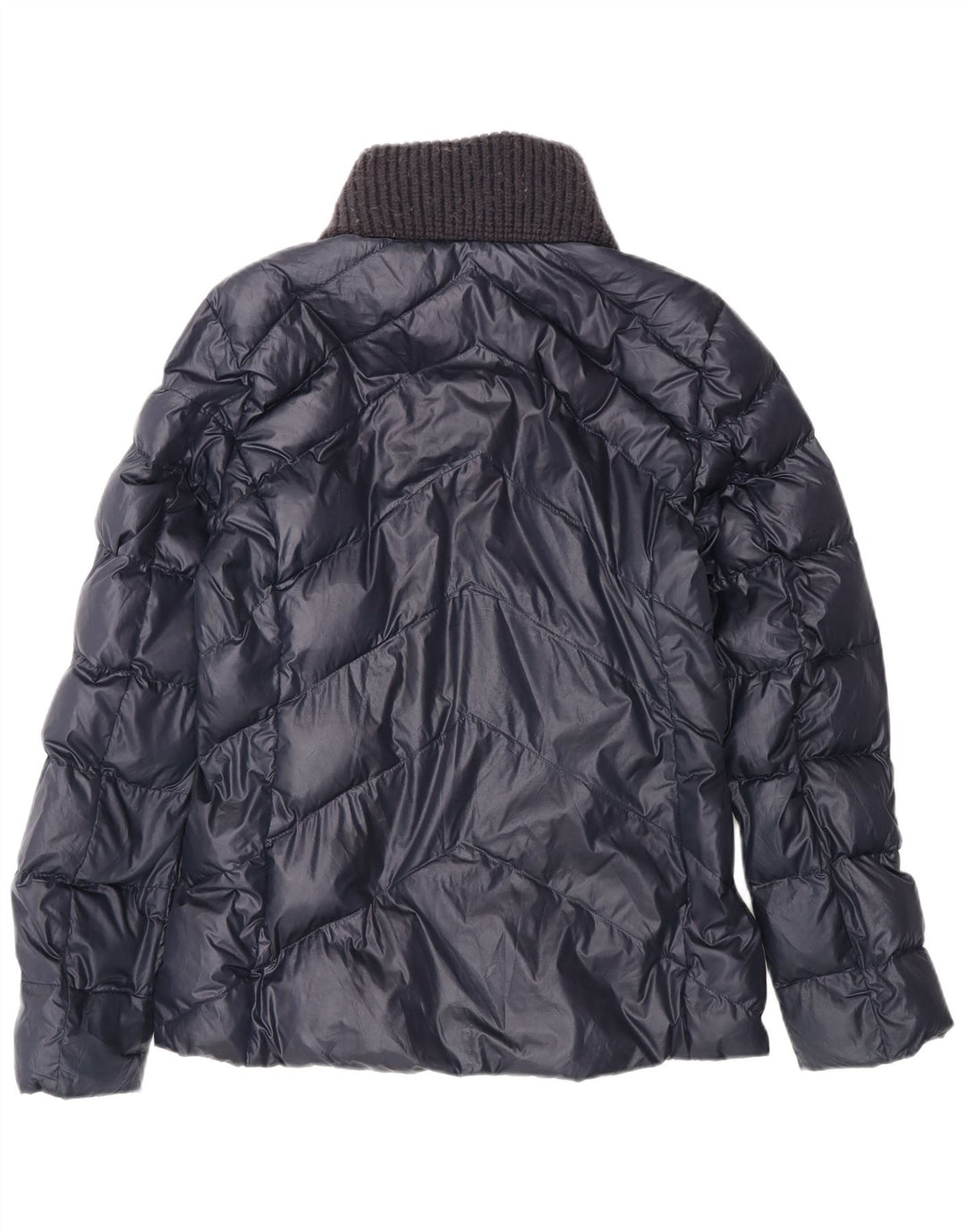 Napapijri Dame Polstret Jakke UK 14 Medium Navy Blue Polyester