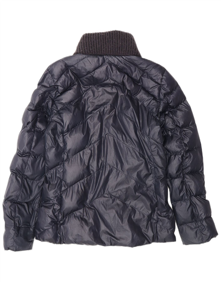 Napapijri Dame Polstret Jakke UK 14 Medium Navy Blue Polyester