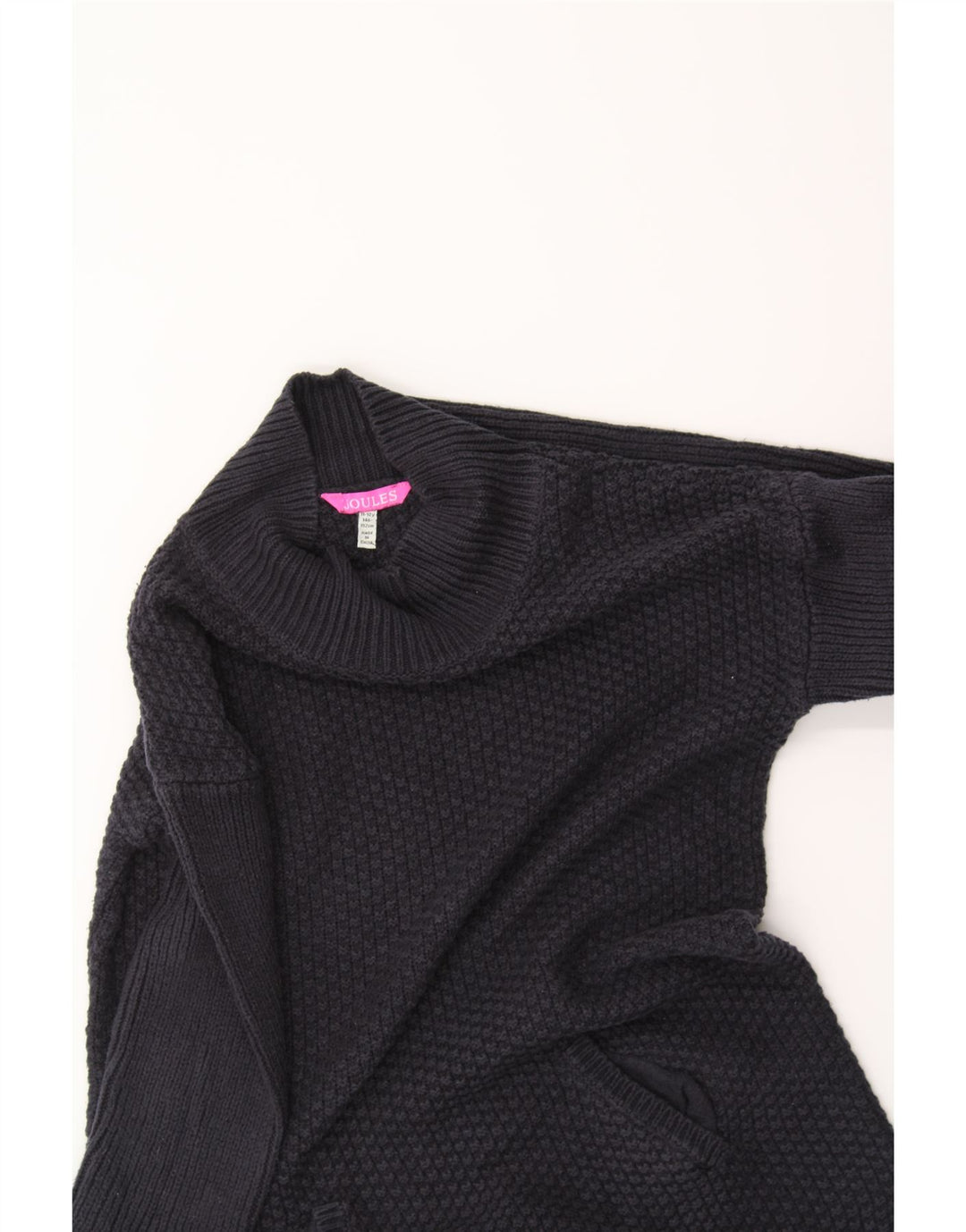 JULES Boys Turtle Neck Jumper Sweater 11-12 Years Navy Blue Cotton Vintage Jules and Second-Hand Jules from Messina Hembry 