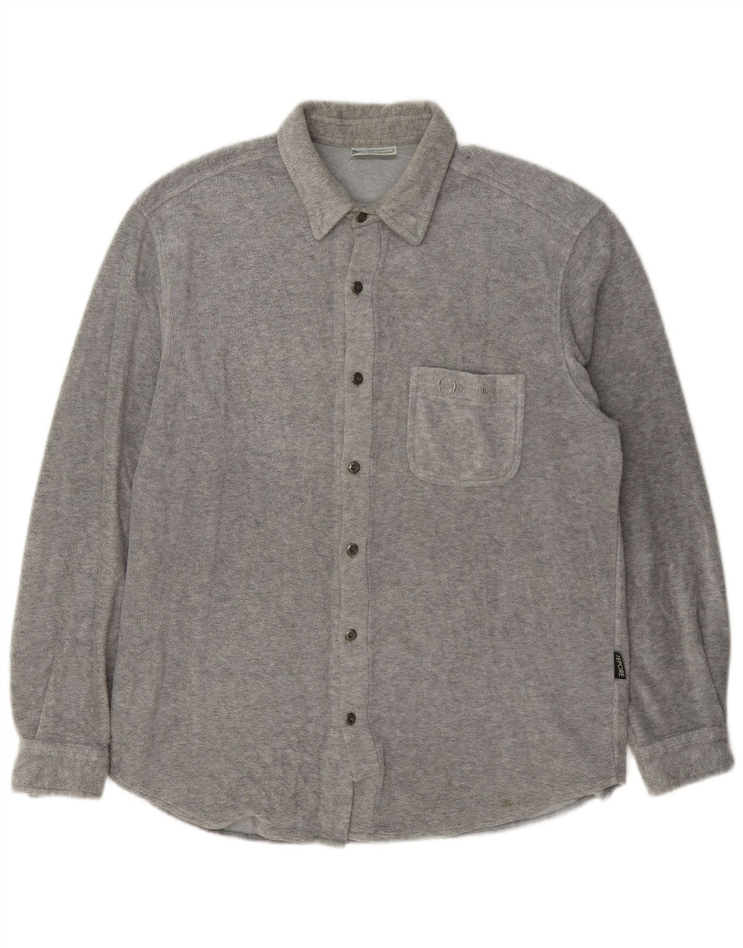 Sergio Tacchini Herre Overshirt Fleeceskjorte XL Grå