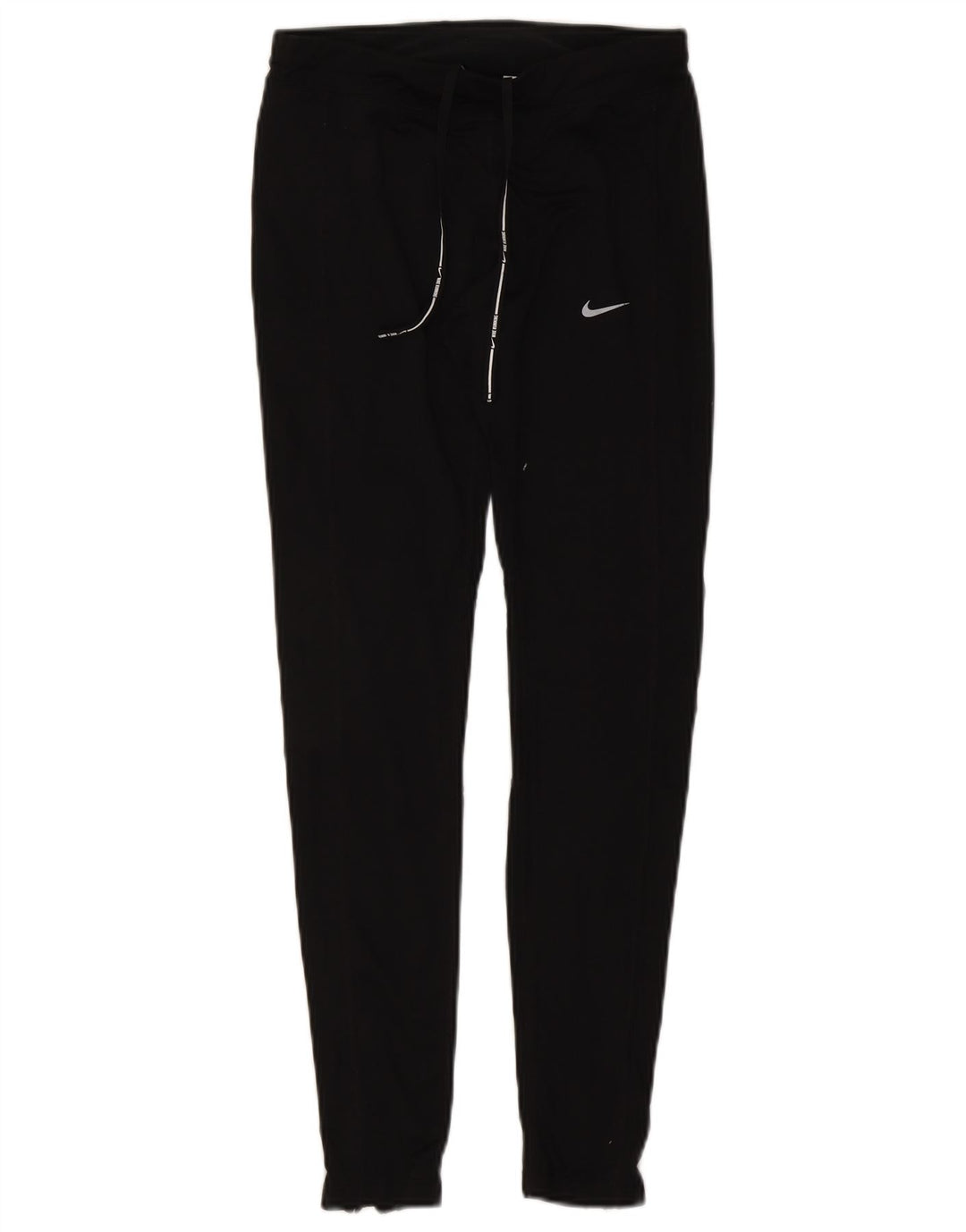 Nike Dame Leggings UK 8 Small Black Polyester