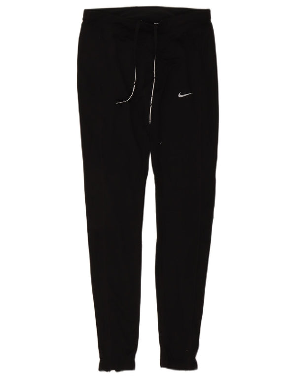 Nike Dame Leggings UK 8 Small Black Polyester