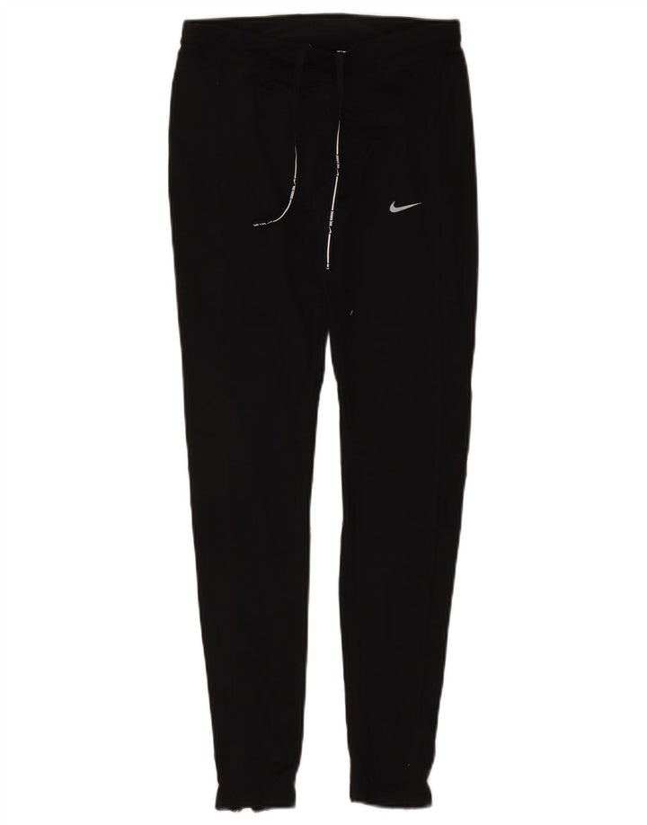 Nike Dame Leggings UK 8 Small Black Polyester