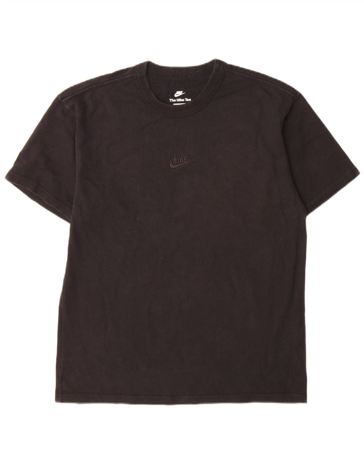 Nike T-shirt top mellem sort bomuld til mænd