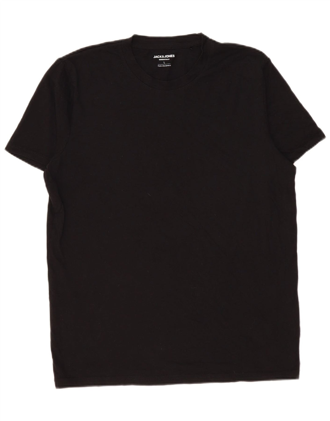 Jack & Jones Herre T-Shirt Top Stor Sort Bomuld