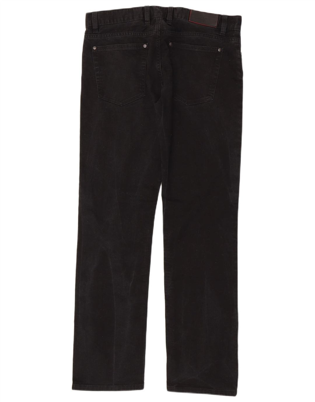 Hugo Boss Straight Jeans til mænd W33 L32 Sort bomuld