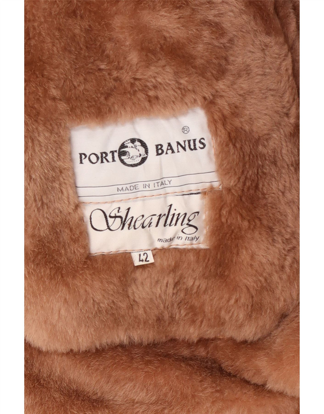 Port Banus Dame Hætte Oversized Jakke IT 42 Medium Orange