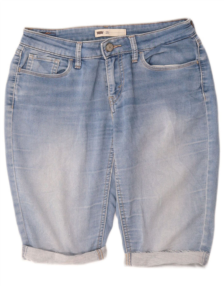 Levi's Bermuda-denimshorts til kvinder W28 Medium Blue