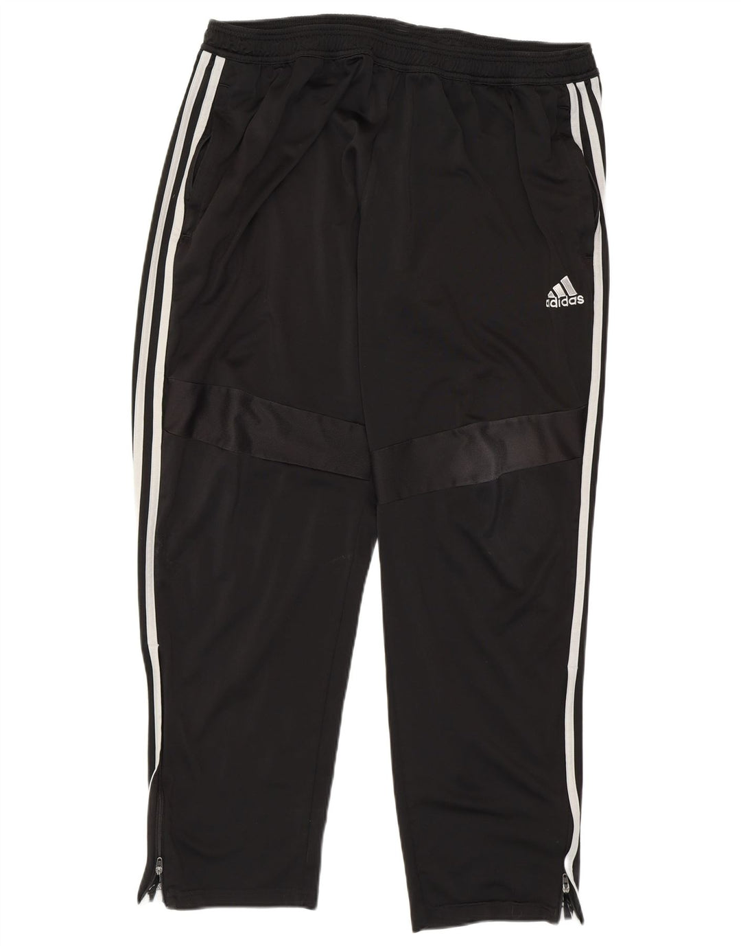 ADIDAS Womens Tracksuit Trousers UK 18 XL  Black Polyester