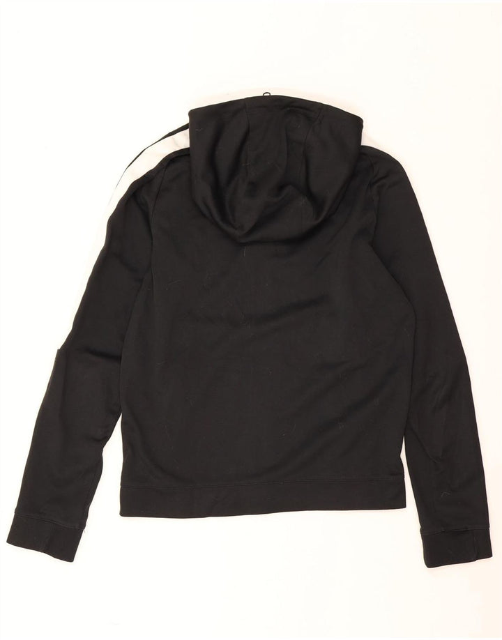 Nike hættetrøje med lynlås til mænd Small Black Colourblock Bomuld