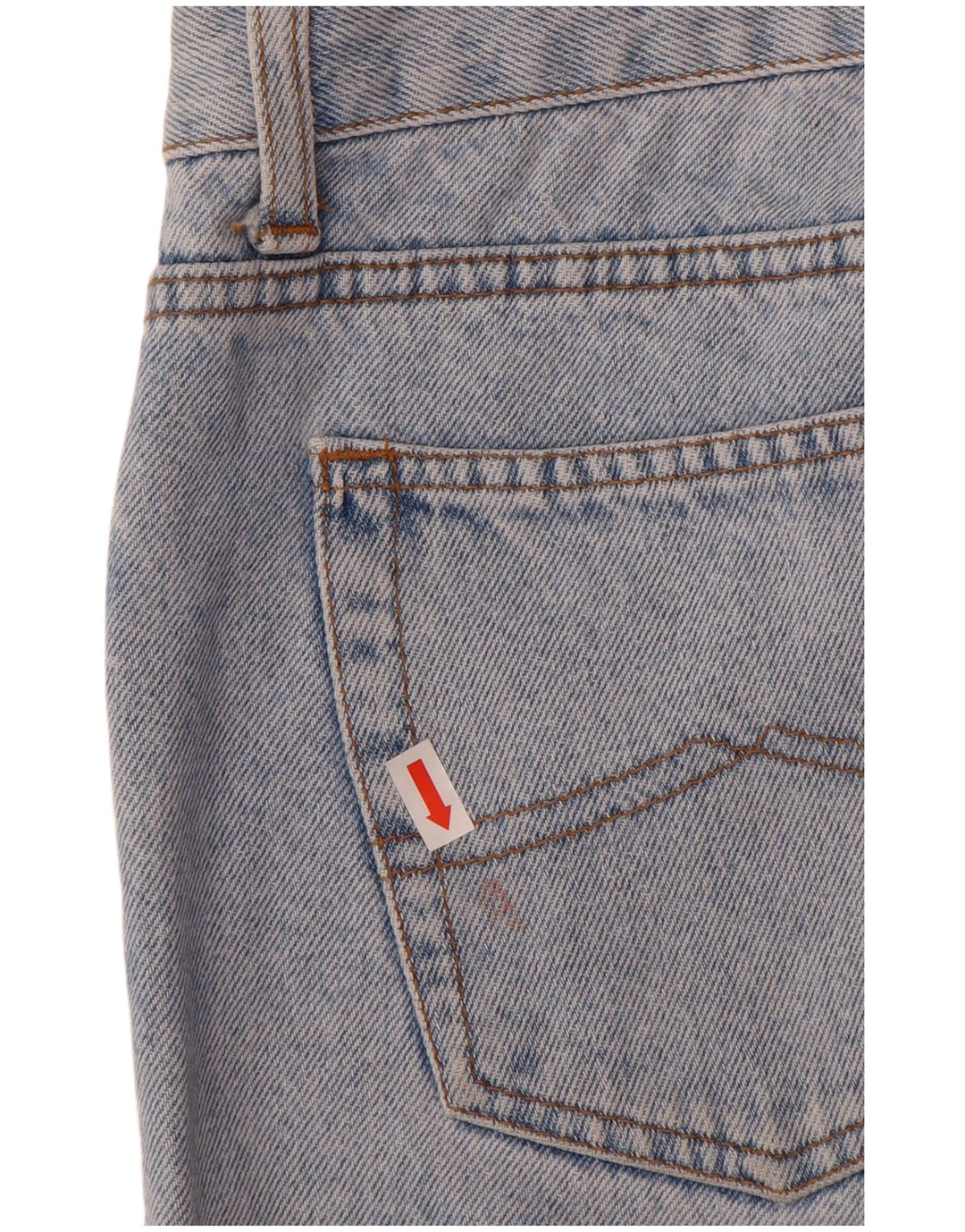 CASUCCI Kvinder Højtaljede tilspidsede Jeans IT 50 XL W28 L29 Blå Bomuld