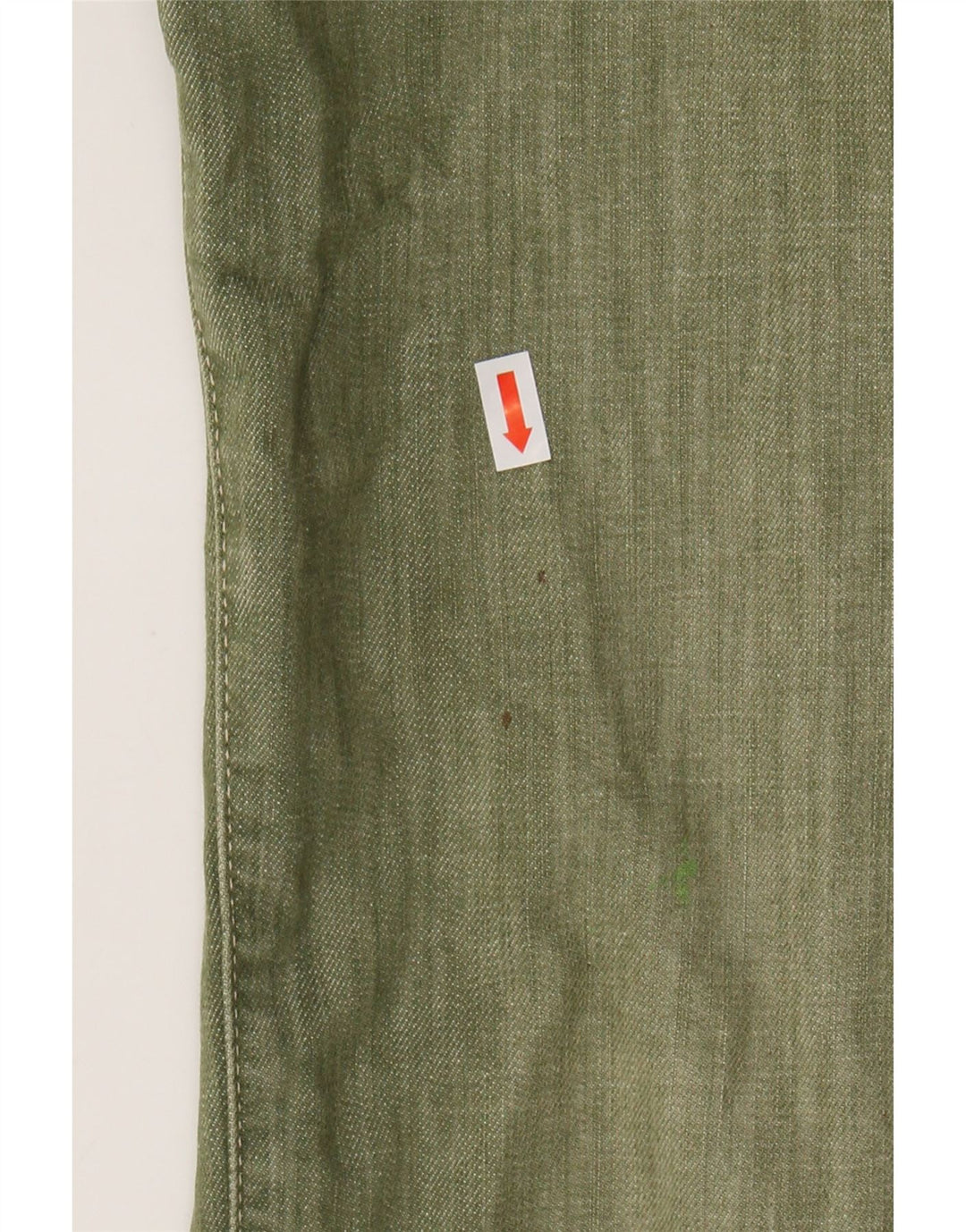 TRUSSARDI Womens Straight Jeans W31 L31 Green Cotton