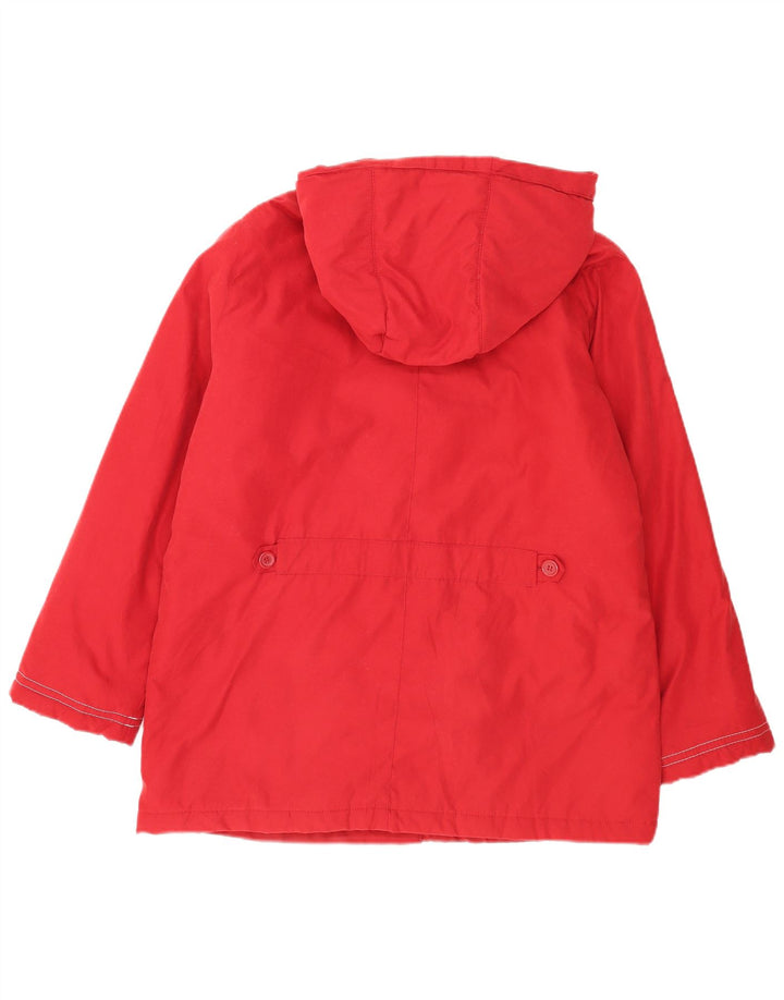 Marks & Spencer Dame Hætte vindjakke UK 18 XL Rød Polyester