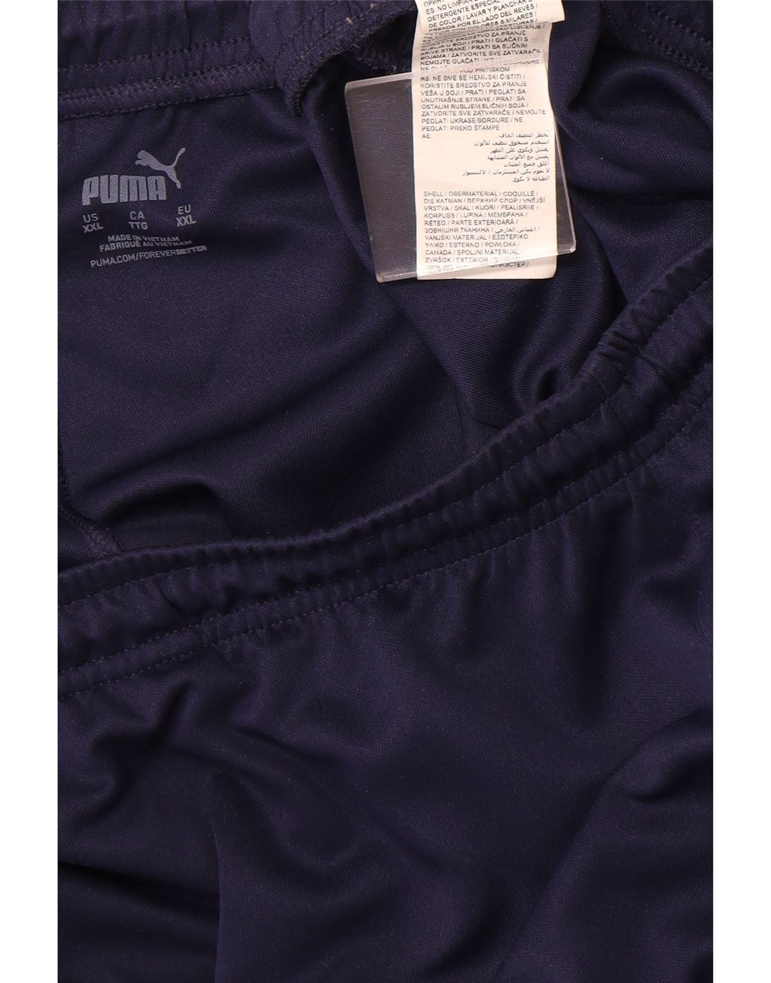 PUMA Mens Tracksuit Trousers Joggers 2XL Navy Blue Polyester