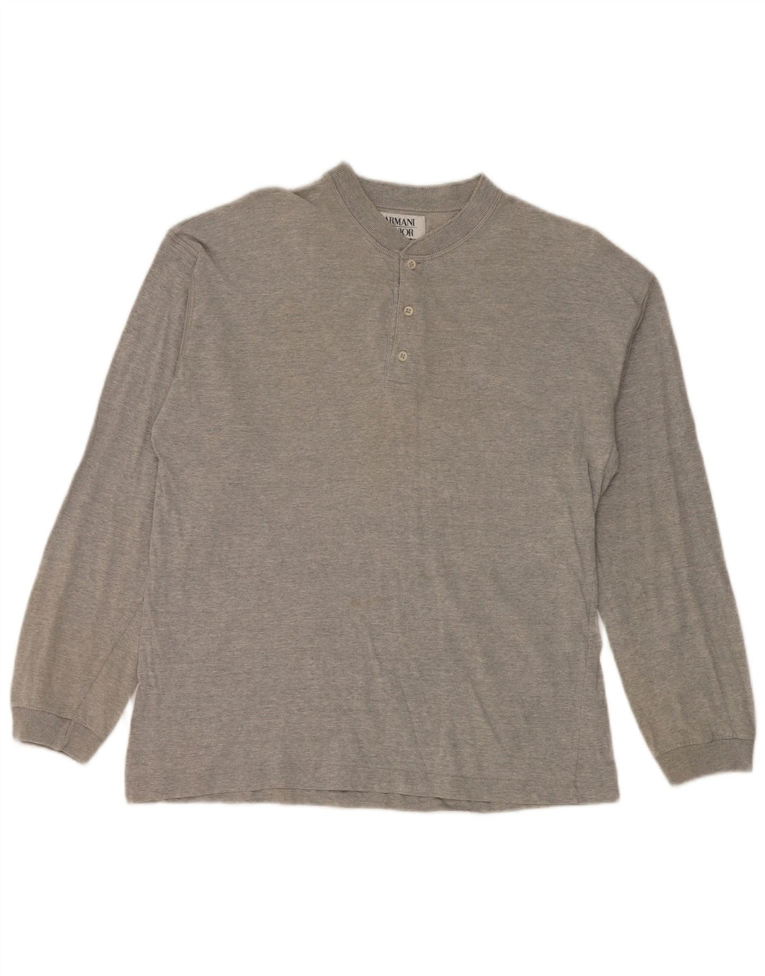 Armani Boys Top Langærmet 13-14 År Grå Bomuld