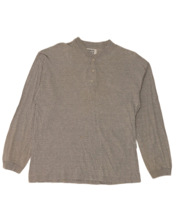 Armani Boys Top Langærmet 13-14 År Grå Bomuld