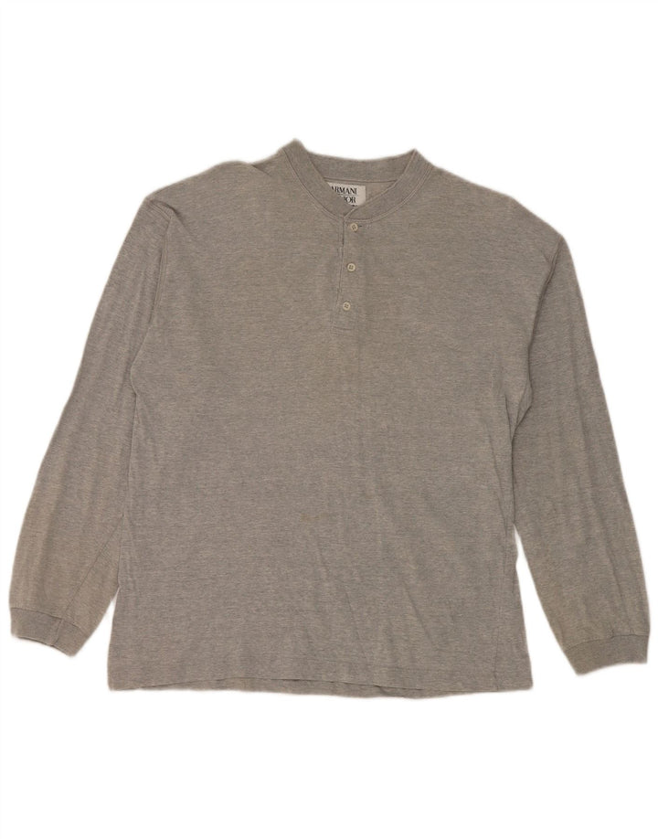 Armani Boys Top Langærmet 13-14 År Grå Bomuld