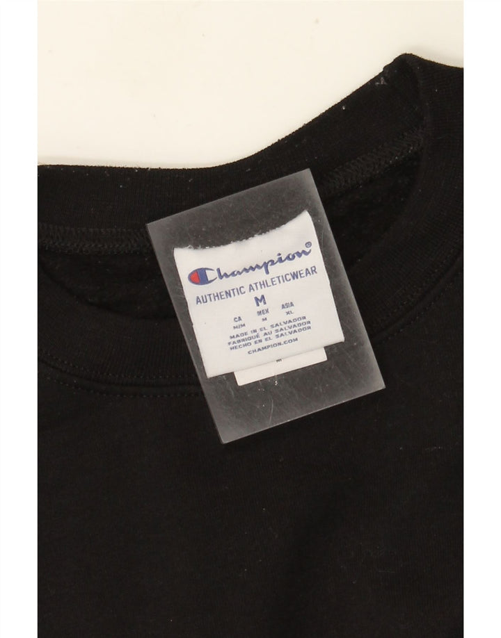 Champion Herre Sweatshirt Jumper Medium Sort Bomuld