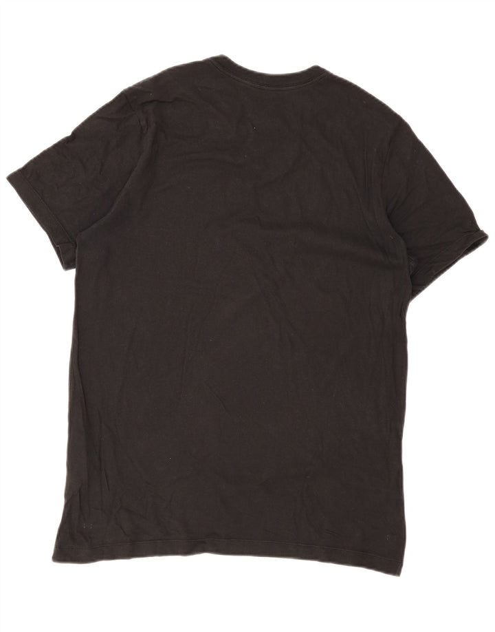 Nike Herre grafisk T-shirt Top Medium Sort Bomuld