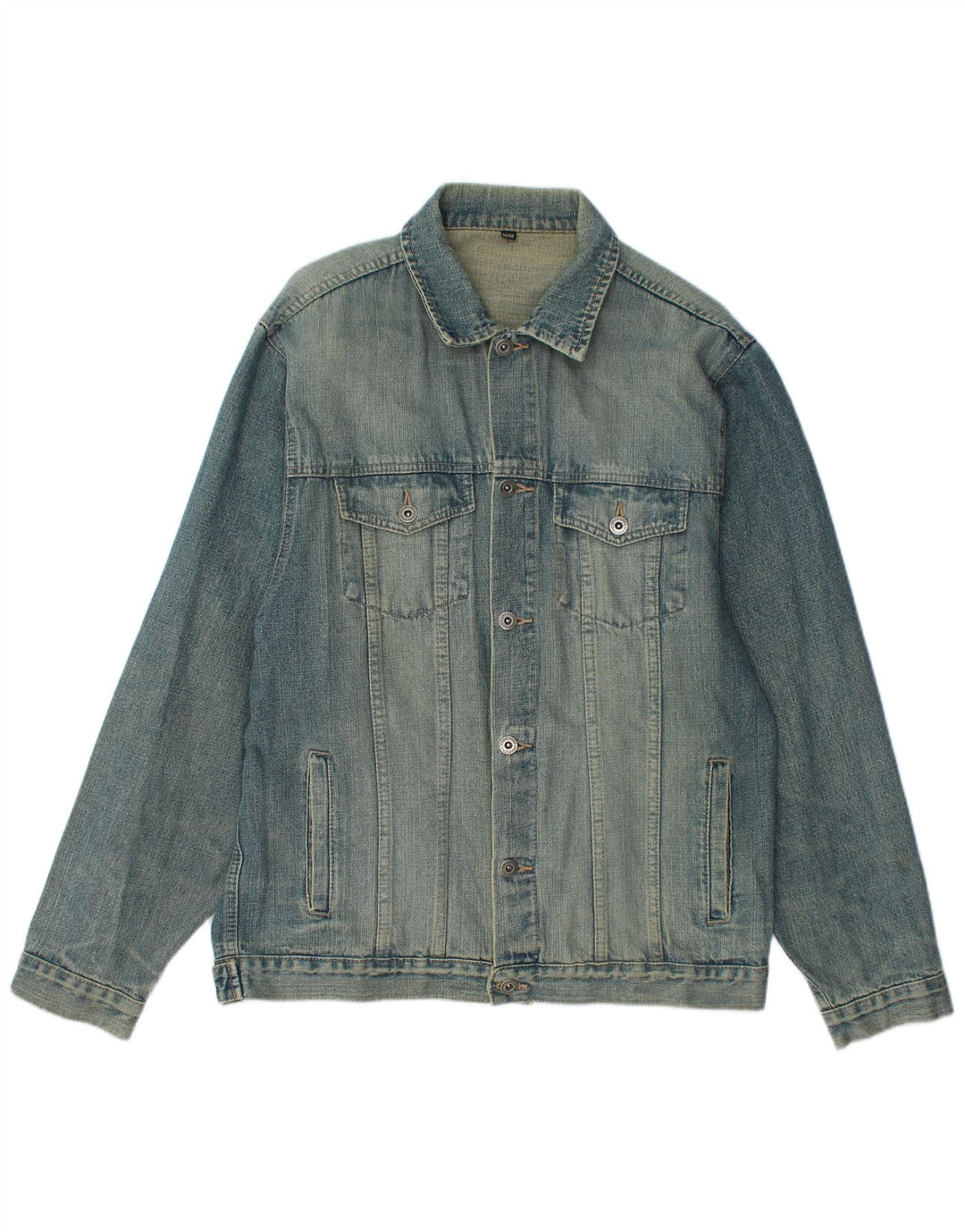 ANGELO LITRICO Herre Denimjakke IT 56 3XL Blå Bomuld