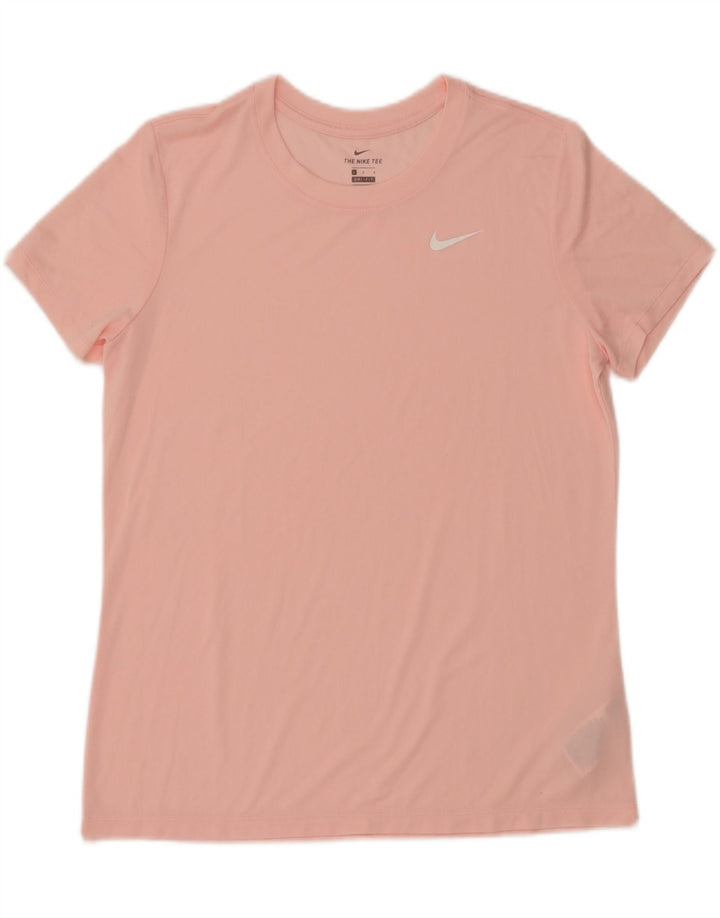 NIKE Womens Dri Fit T-Shirt Top UK 16 Large Pink Polyester Vintage Nike and Second-Hand Nike from Messina Hembry 