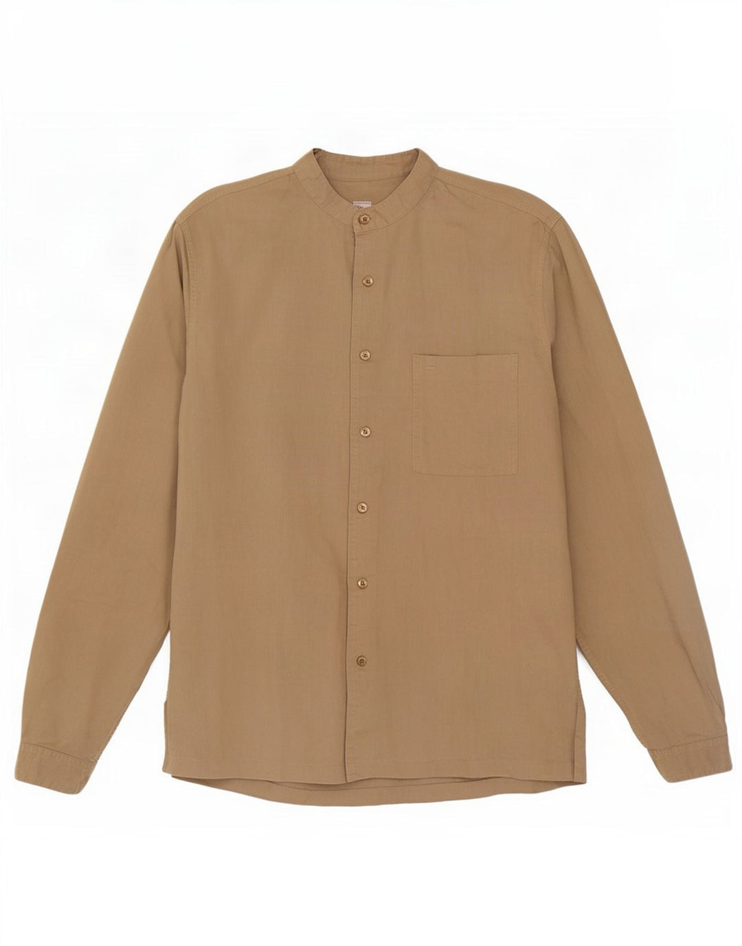 Gas Herreskjorte Stor Beige Rayon