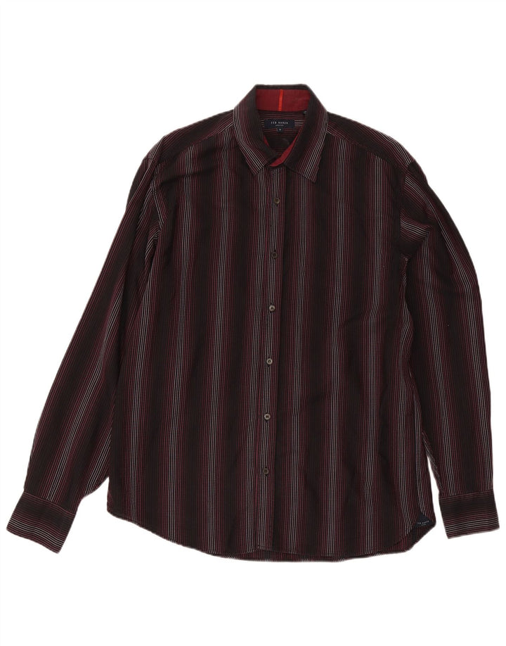 Ted Baker Herreskjorte str. 5 XL Sortstribet