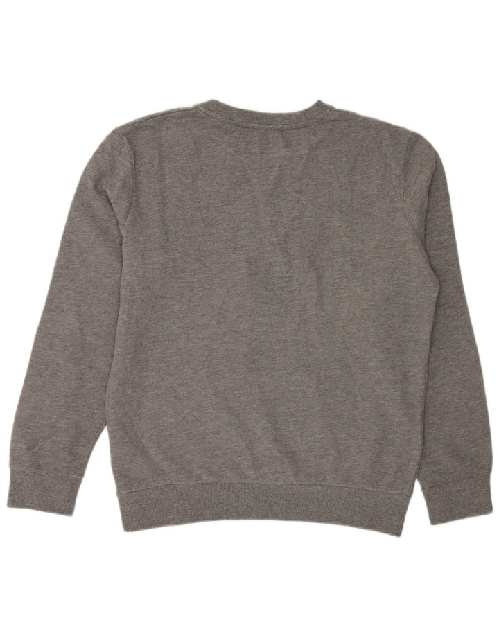 Calvin Klein Jeans Herre Grafisk Sweatshirt Jumper Medium Grå Flecked