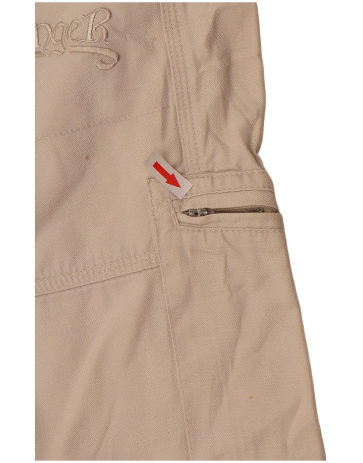 Vintage Herre Cargo Shorts IT 44 XS W34 Hvid Bomuld