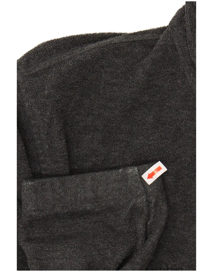 COLUMBIA Mens Fleece Jacket UK 38 Medium Grey Polyester