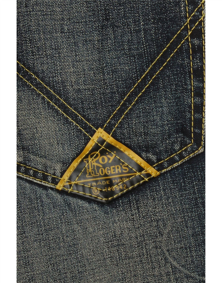 ROY ROGERS Straight jeans til mænd W32 L30 blå bomuld