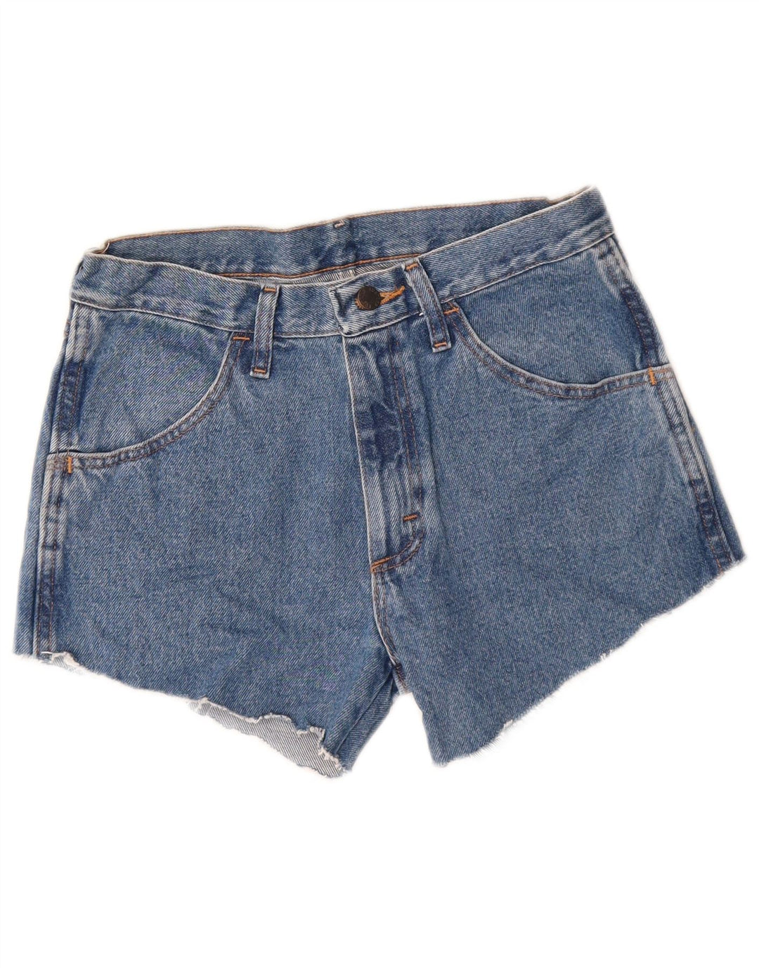 RUSTLER Dame denimshorts W29 Medium Blue Bomuld