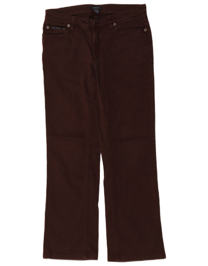 GANT Dame Bootcut Casual Bukser W28 L29 Brun Bomuld