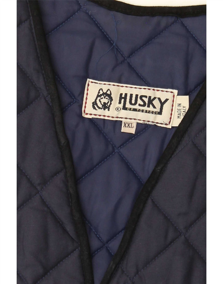 Husky Herre Quiltet Gilet UK 44 2XL Navy Blue